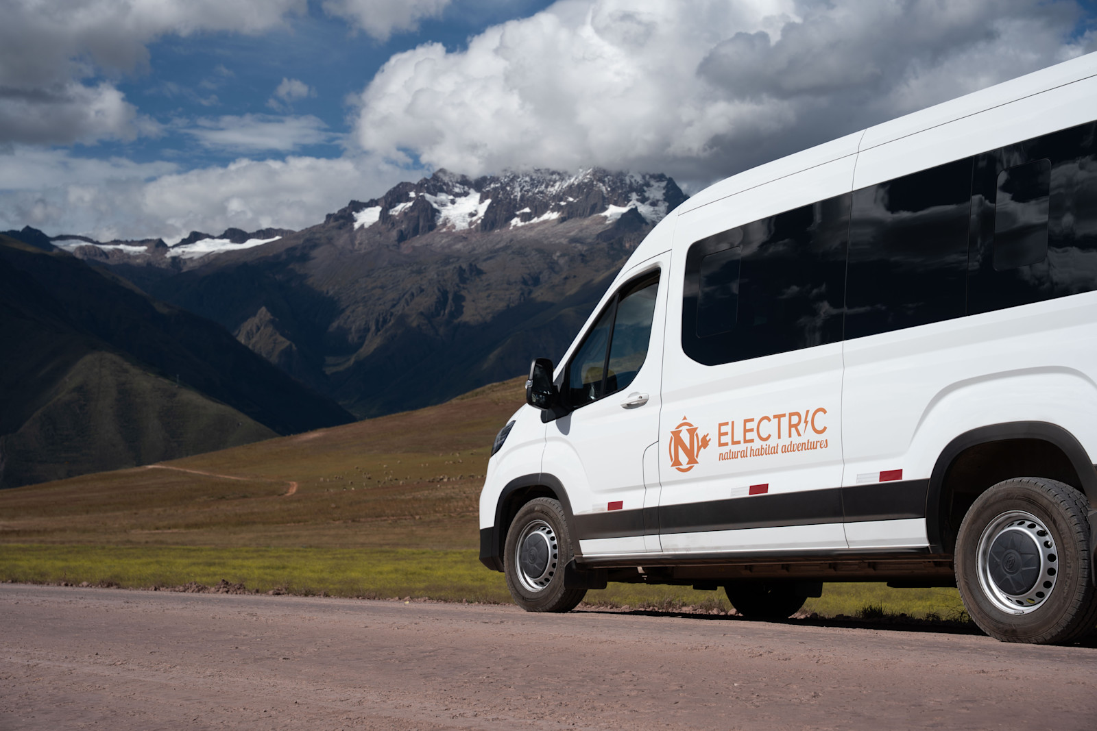 Nat Hab's Electric Vehicle in the mountains of Peru 