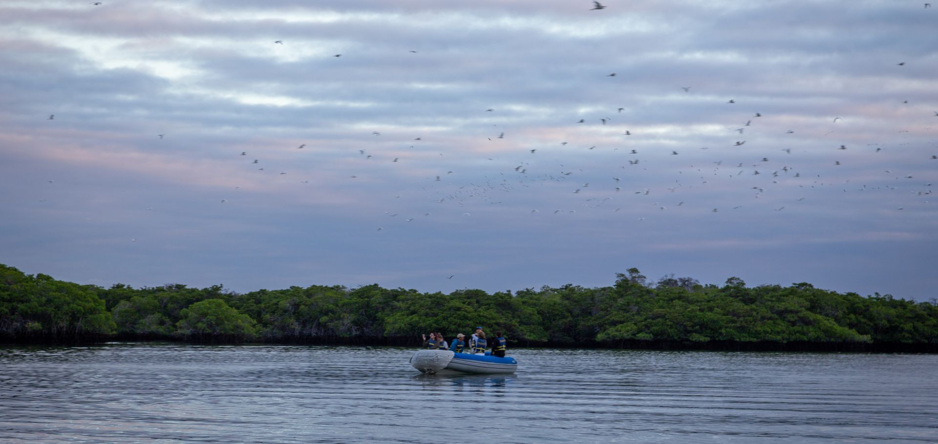 Boat ride in Galapagos